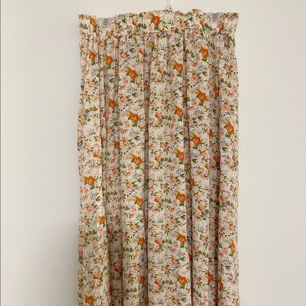 Shein floral midi skirt - large